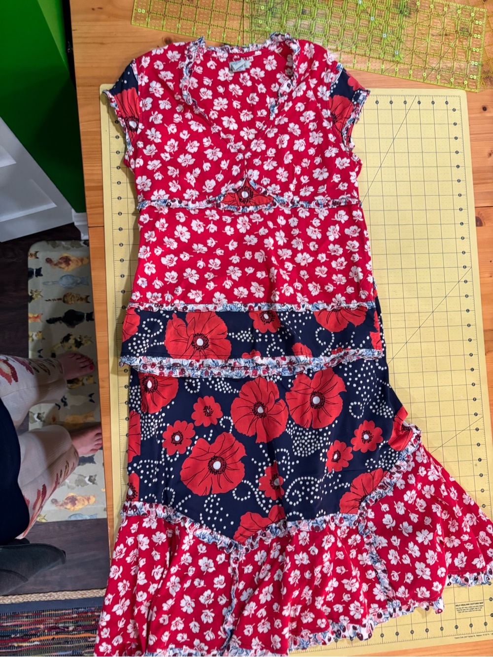 Anthropologie Odille top & skirt set